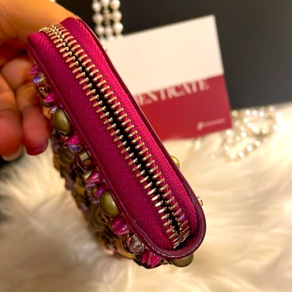 NWOT 💗Authentic 💗Christian Louboutin• Pannettone Studded Wallet - Picture 3 of 17